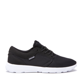 Supra HAMMER RUN Lave Sneakers Dame Svart/Hvite/Hvite | NO-92553